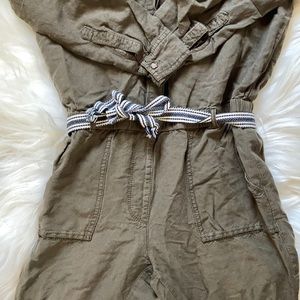 Cotton Utility Jumpsuit